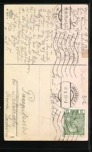 AK Schönna b. Meran, Teilansicht mit Kirche