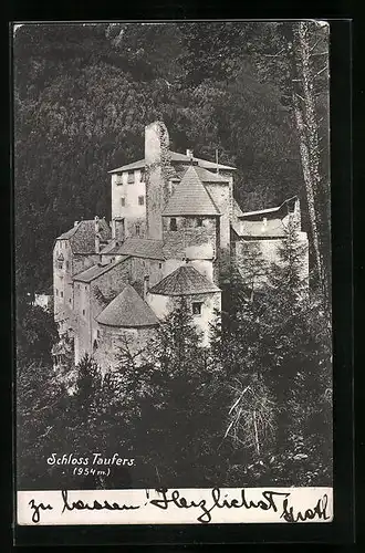 AK Taufers, Ansicht vom Schloss