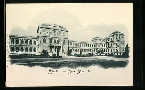 AK München, vor der neuen Akademie