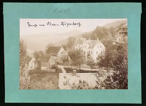 Fotografie Brück & Sohn Meissen, Ansicht Kipsdorf i. Erzg., Blick auf die Villa Lug ins Land