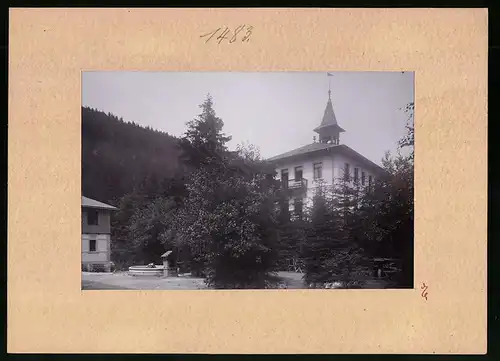 Fotografie Brück & Sohn Meissen, Ansicht Kipsdorf i. Erzg., Blick auf das Hotel Fürstenhof