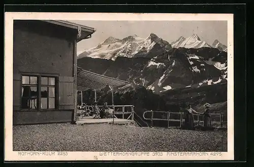 AK Rothorn-Kulm, Wetterhorngruppe und Finsteraarhorn