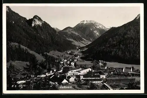 AK Gusswerk, Totale mit Gebirgswand