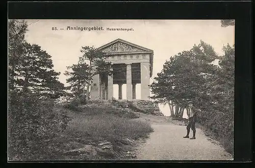 AK Mödling, Husarentempel auf dem Anningergebiet