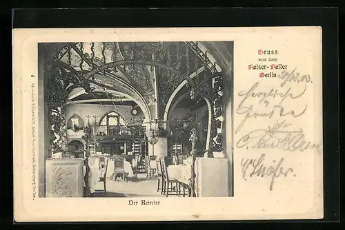 AK Berlin, Remter im Kaiser-Keller