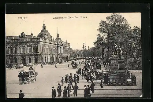 AK Berlin, Zeughaus, Unter den Linden