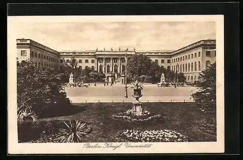 AK Berlin, Blick zur Kgl. Universität