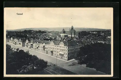 AK Cassel, Blick zur Schönen Aussicht