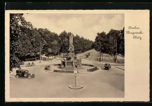 AK Berlin, Skagerrak-Platz mit Brunnen