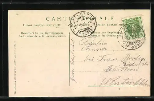 AK St. Gallen, Rosenberg mit Edelweiss