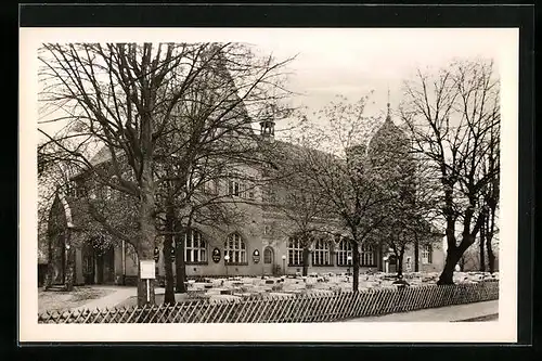 AK Berlin-Grunewald, Hotel Restaurant Forsthaus Paulsborn am Jagdschloss Grunewald (See)