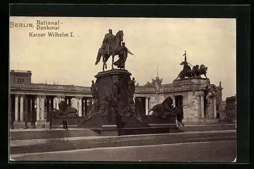 AK Berlin, National-Denkmal Kaiser Wilhelm I.