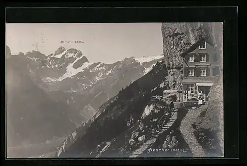 AK Appenzell, Aescher mit Wildkirchli