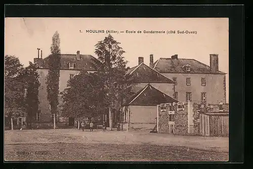 AK Moulins, Ecole de Gendarmerie (cote Sud-Ouest)