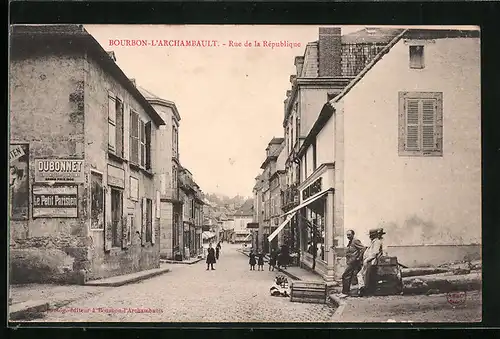 AK Bourbon-L`Archambault, Rue de la Republique