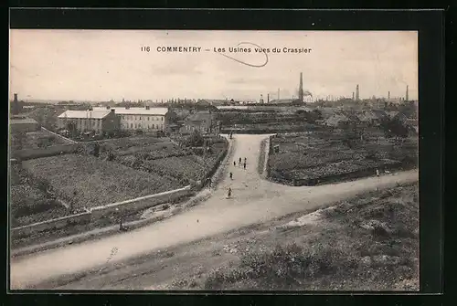 AK Commentry, Les Usines vues du Crassier