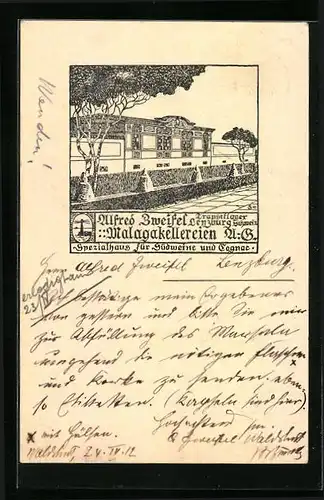 AK Lenzburg, Malagakellereien Alfred Zweifel