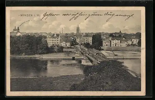 AK Minden i. W., Totalansicht
