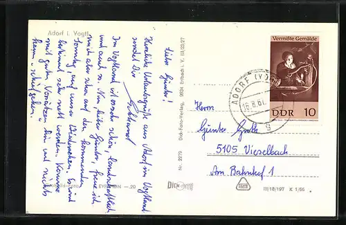 AK Adorf i. V., Totalansicht