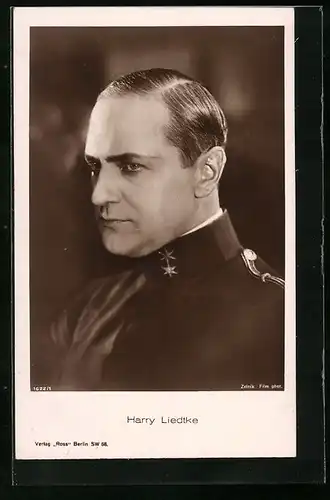 AK Schauspieler Harry Liedtke in Uniform