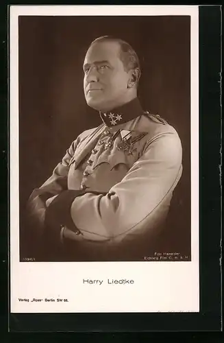 AK Schauspieler Harry Liedtke in Uniform