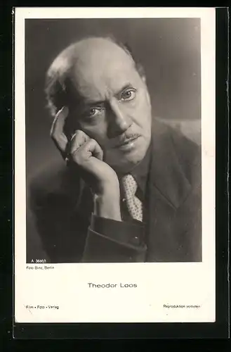 AK Schauspieler Theodor Loos im Anzug
