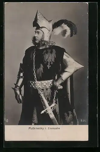 AK Schauspieler Adalbert Matkowsky in Eisenzahn