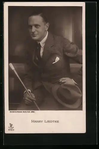 AK Schauspieler Harry Liedtke