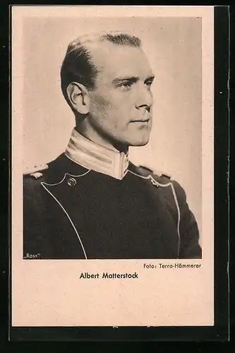 AK Schauspieler Albert Matterstock ernst schauend