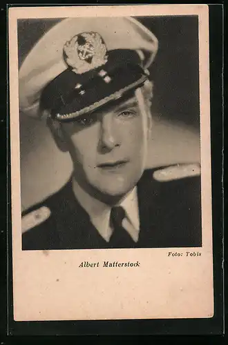 AK Schauspieler Ernst Matterstock in Marineuniform