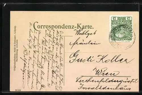 AK Meran, Blick auf das Schloss Tirol mit Zielspitze