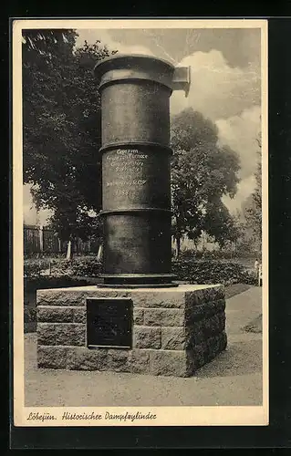 AK Löbejün, Historischer Dampfzylinder