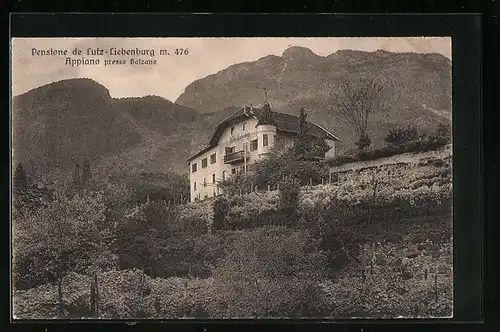 AK Appiano presso Bolzano, Pensione de Lutz-Liebenburg