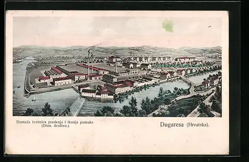 AK Dugaresa, Domaca tvornica predenja i tkanja pamuka (Dion. drustvo.)