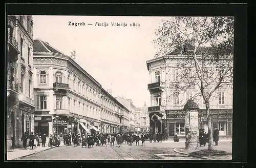 AK Zagreb-Chorvatsko, Marija Valerija ulica