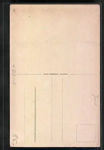 AK Hannover, Ansicht der Synagoge