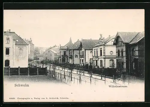 AK Schwelm, Partie in der Wilhelmstrasse