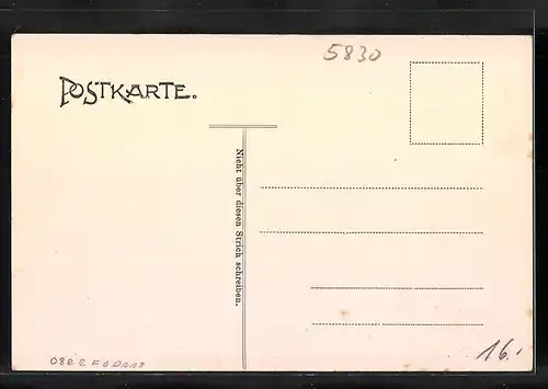 AK Schwelm, Partie in der Wilhelmstrasse