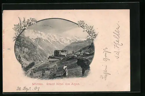 AK Mürren, Grand Hôtel des Alpes