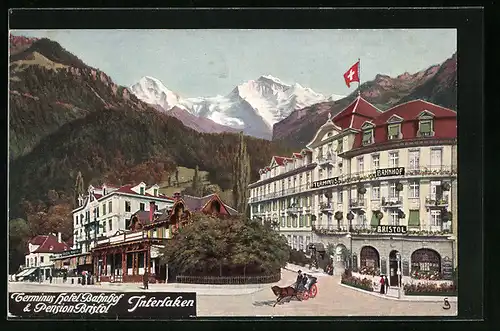 AK Interlaken, Terminus Hotel Bahnhof & Pension Bristol