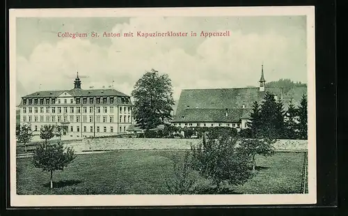 AK Appenzell, Collegium St. Anton mit Kapuzinerkloster