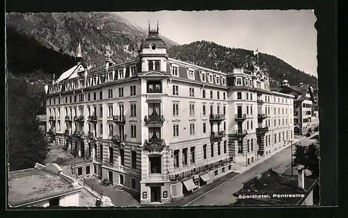 AK Pontresina, Blick auf das Sporthotel