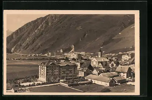 AK Andermatt, Teilansicht
