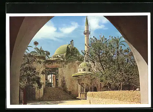AK Akka, Die von Dschezzar Pascha erbaute Moschee - Haupteingang