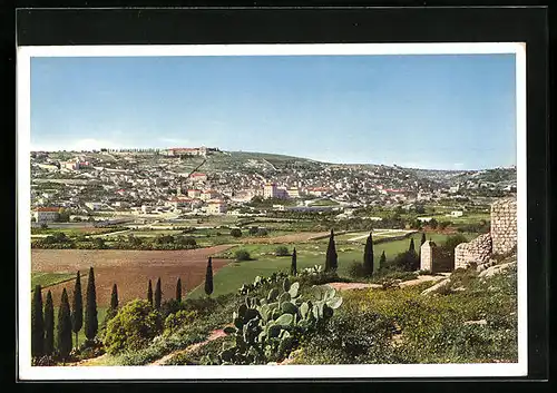 AK Nazareth, Blick gegen Norden