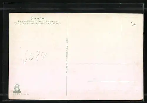 AK Jerusalem, Haram esh-Sherif (Place of the Temple)