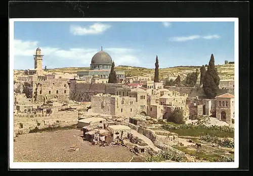 AK Jerusalem, Place du Temple, Vue de Sud-Ouest