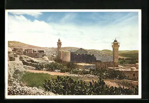 AK Hebron, Die Moschee mit Umgebung
