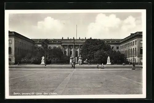 AK Berlin, Unter den Linden mit Universität