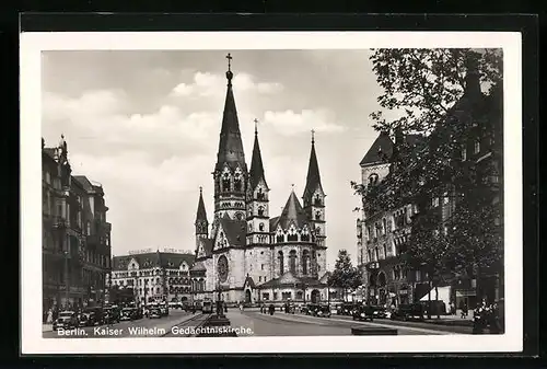 AK Berlin, Kaiser Wilhelm Gedächtniskirche